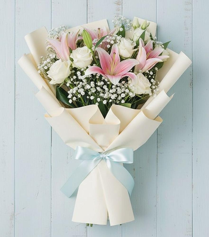 Букет цветов из: Лилии в Подгоренском