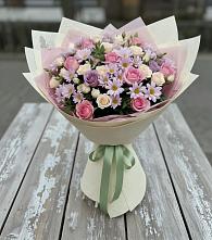 Букет цветов из:  Розы и Хризантемы в Подгоренском