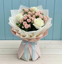 Букет цветов из:  Розы в Подгоренском