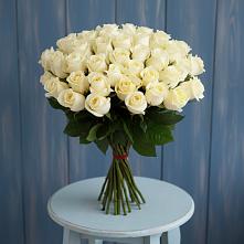 Букет 51 Белая роза Эдлесс Лав в Подгоренском