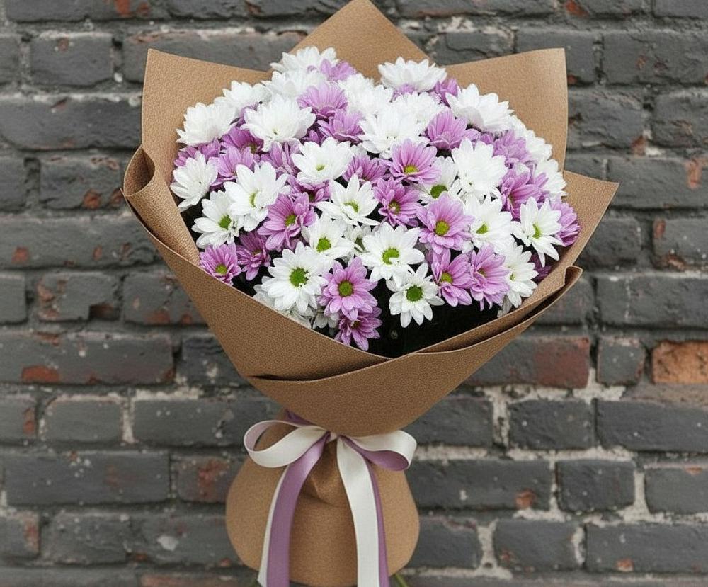 Букет цветов из: Хризантемы в Подгоренском
