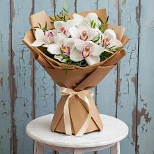 Букет цветов из:  Орхидеи и Розы в Подгоренском