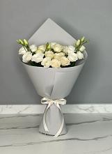 Букет цветов из:  Розы и Лизиантусы в Подгоренском